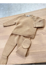 Babidu Gebreid setje jongen-camel