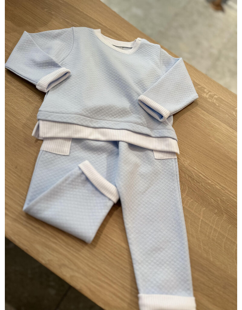 Babidu Pyjama-2 stuks-blauw-JONGEN