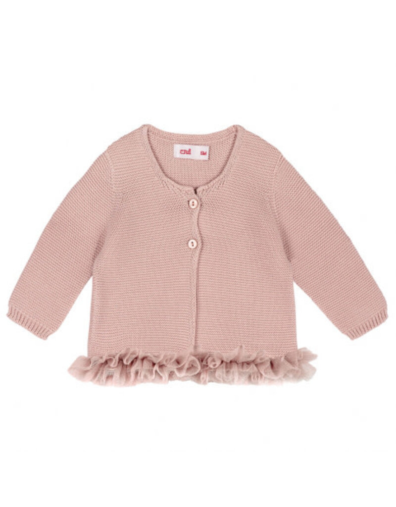 Condor Cardigan Cézanne - tulle oud roze