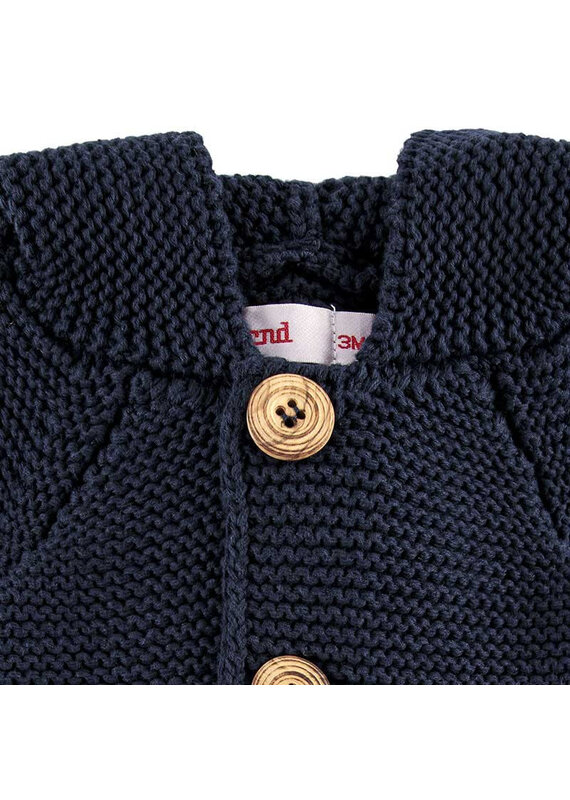 Condor Knitted jas Hubert - donker blauw