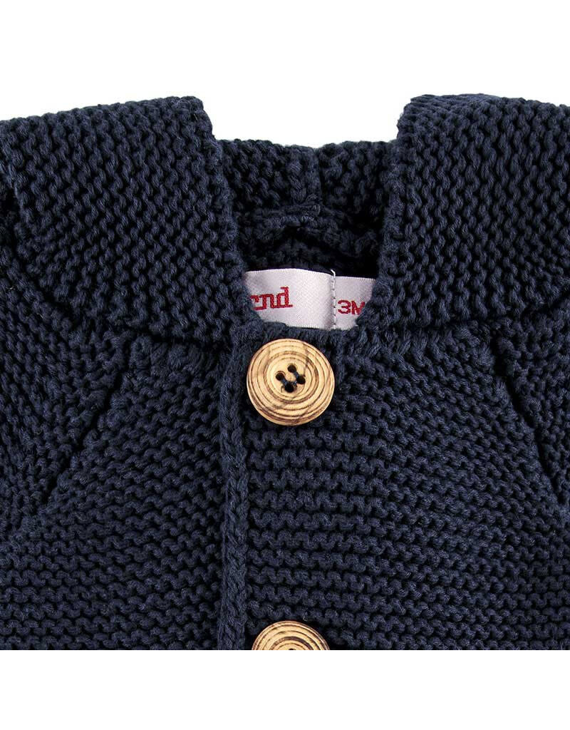 Condor Knitted jas Hubert - donker blauw