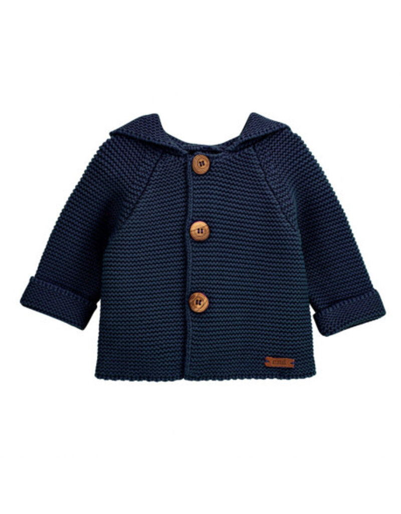 Condor Knitted jas Hubert - donker blauw