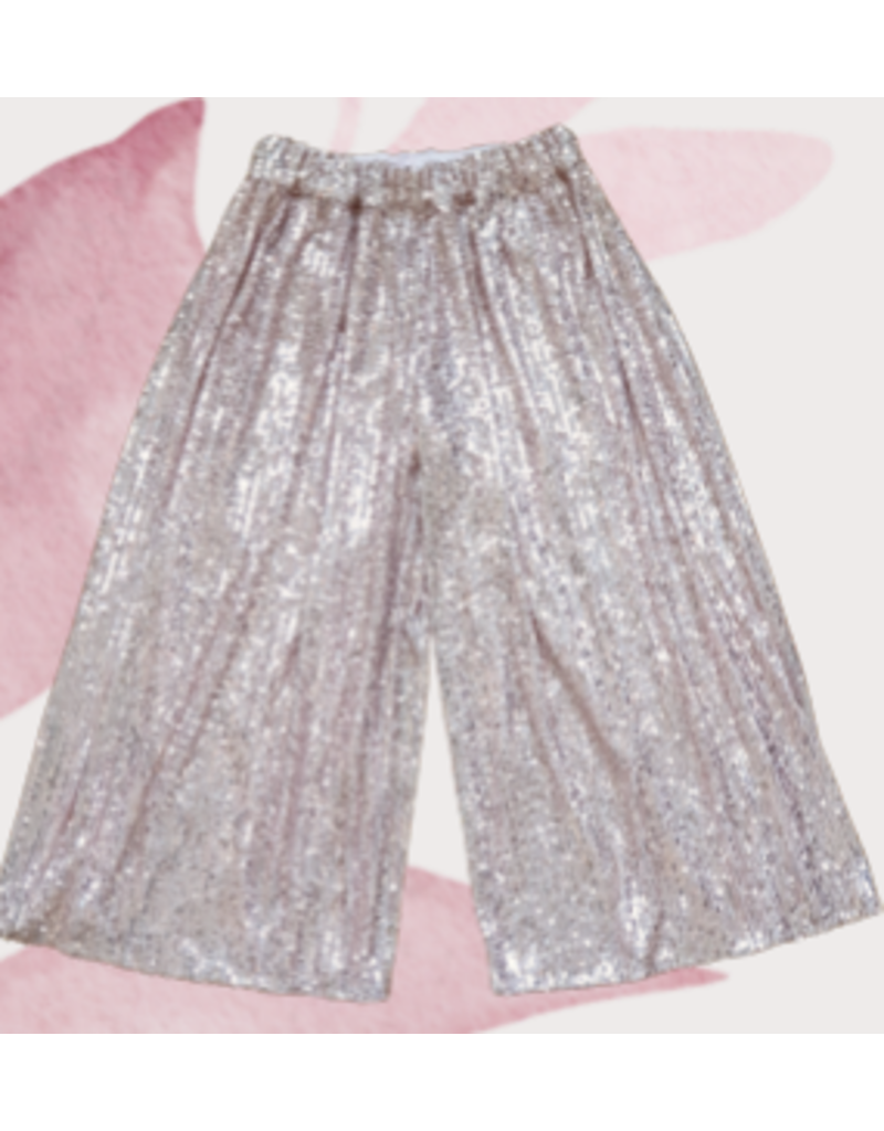 Camellia Camellia- broek met pailletten- roze