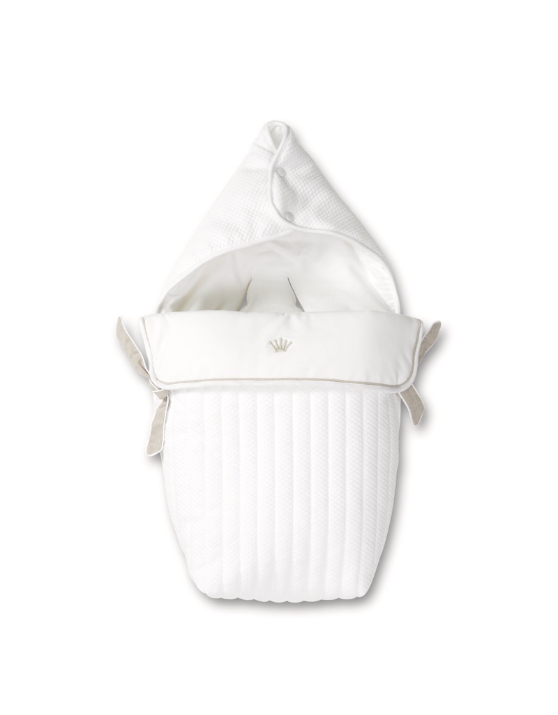 First First angels nest for car seat NOA ETHNIC WHITE 80CM