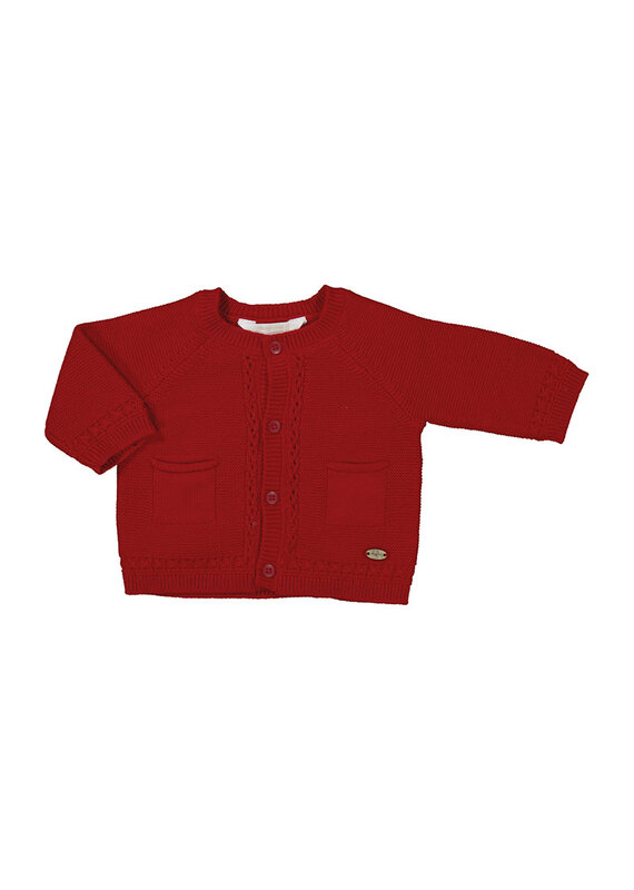 mayoral Cardigan- ronde nek-rood-meisjes