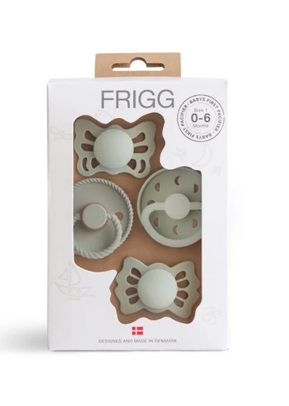 Frigg Frigg Baby's First Pacifier Fopspenen Set | sage
