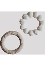 Natruba Teether set-ocean and shell- 2 ringen