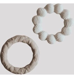 Natruba Teether set-ocean and shell- 2 ringen
