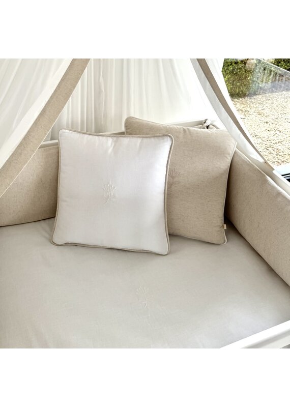 living nature Kussen Linnen Collectie - beige