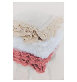 Yaarn Yaarn handmade - Fleece 70x100cm wit/wit