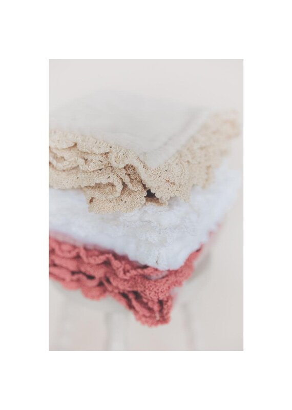 Yaarn Yaarn handmade - Fleece 70x100cm wit/wit