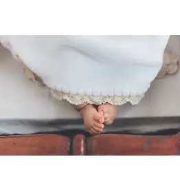 Yaarn Yaarn handmade - Fleece 70x100cm wit/beige