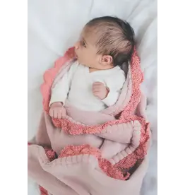 Yaarn Yaarn handmade - Fleece 70x100cm oud roze/blush