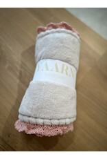 Yaarn Yaarn handmade - Fleece 70x100cm  beige/roze
