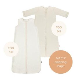 Timboo Timboo - slaapzak 4 seizoenen (90cm) - Daisy white
