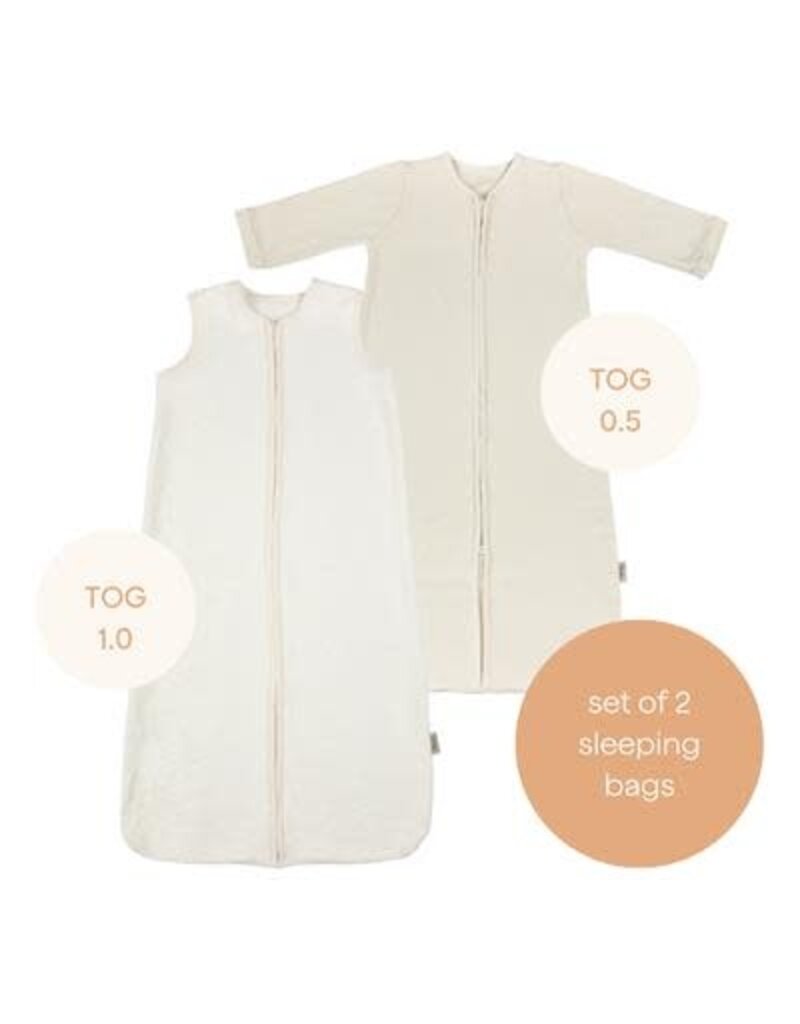 Timboo Timboo - slaapzak 4 seizoenen (90cm) - Daisy white