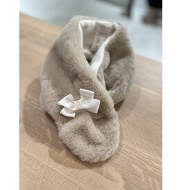 Patachou Patachou-sjaal fake fur-beige