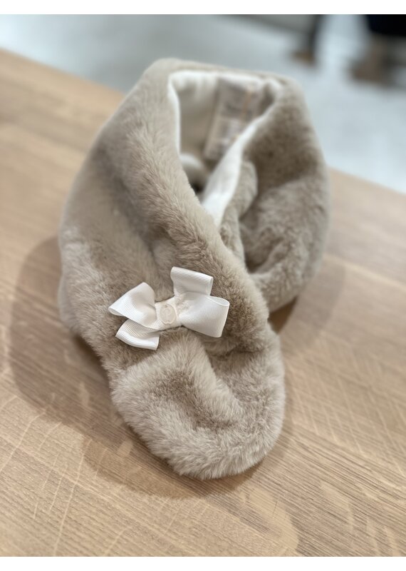 Patachou Patachou-sjaal fake fur-beige