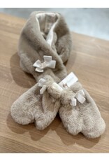 Patachou Patachou-sjaal fake fur-beige