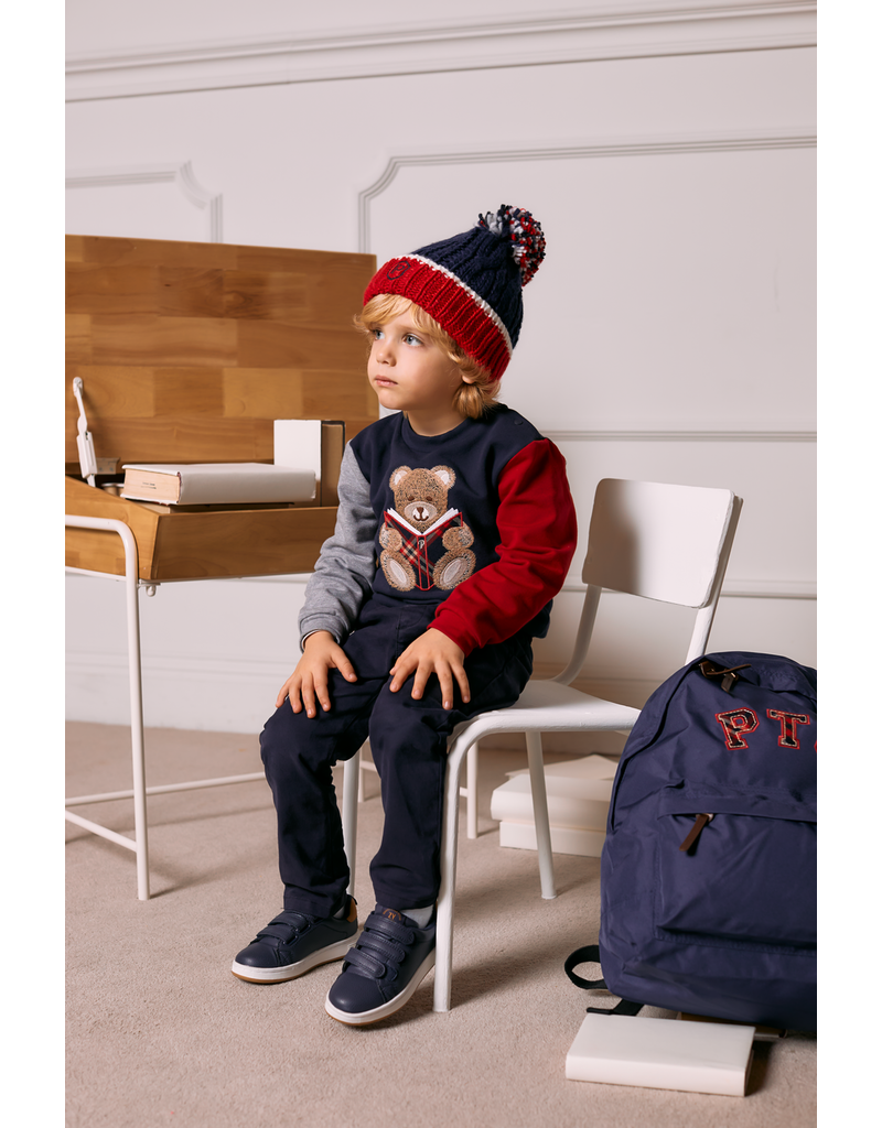 Patachou Patachou-sweater-marine-beer