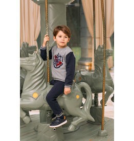 Patachou Jongensset-2 stuks-Blauw/grijs