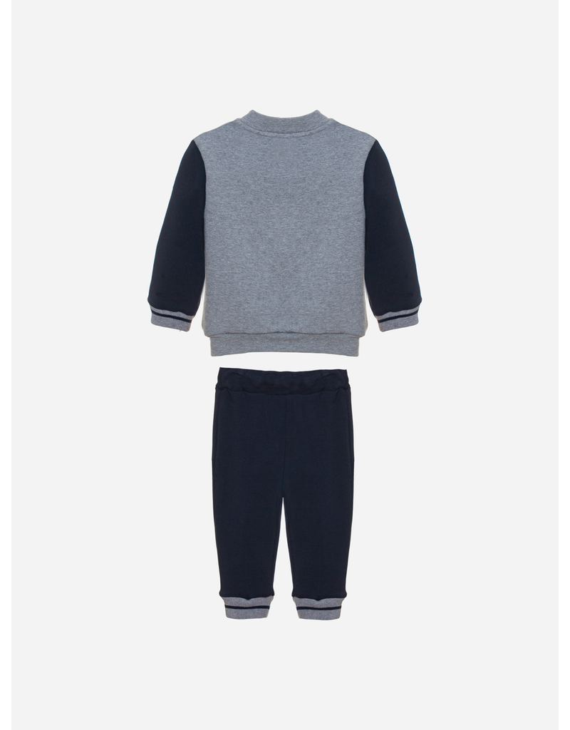 Patachou Jongensset-2 stuks-Blauw/grijs