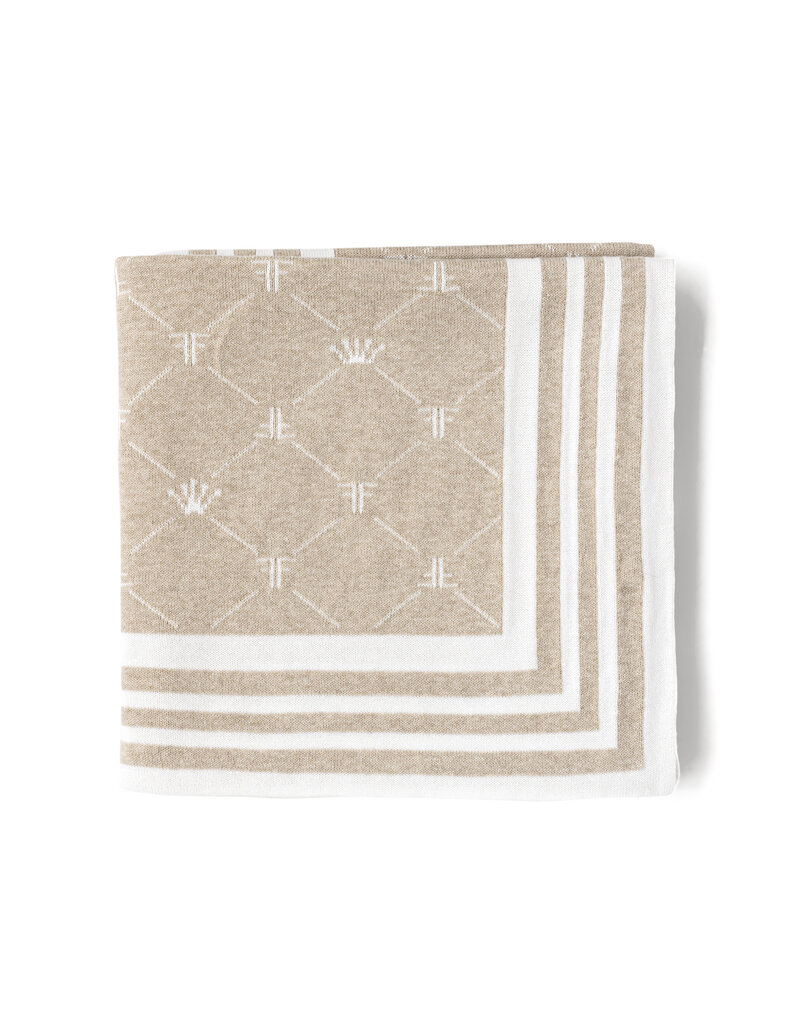 First Signature blanket Luca-white beige-90/90