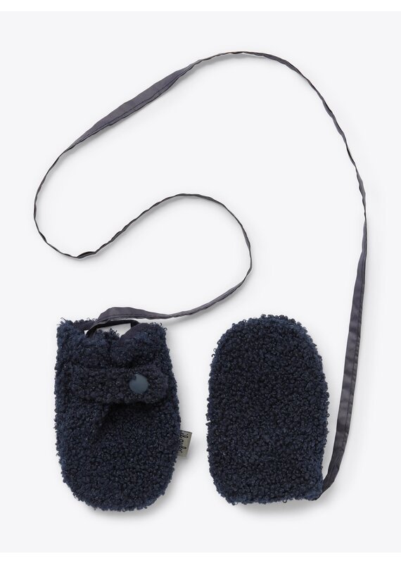 Il gufo Il gufo - Baby 0- 1 jaar wanten teddy blauw