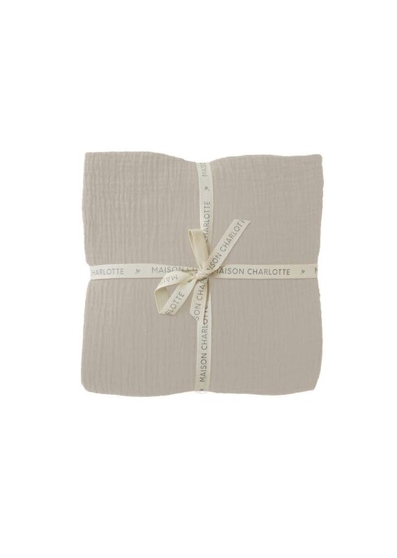 Maison Charlotte Maison Charlotte - Bedovertrek - Tetra 70x140cm - beige