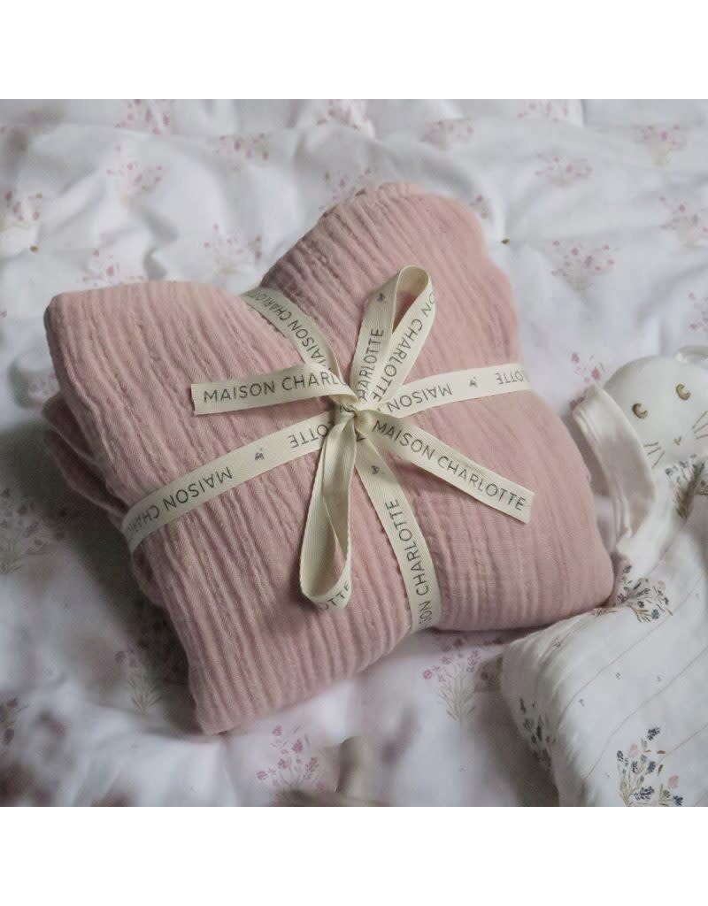 Maison Charlotte Maison Charlotte- Bedovertrek - Tetra 70x140cm - pink