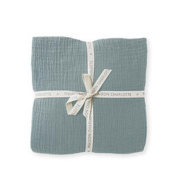 Maison Charlotte Maison Charlotte- Bedovertrek - Tetra 70x140cm - green