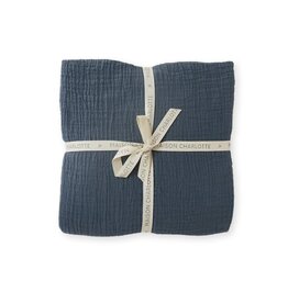 Maison Charlotte Maison Charlotte - Bedovertrek - Tetra 70x140cm - prestige blue