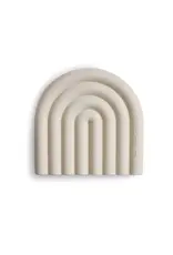 Mushie Mushie - rainbow teether - ivory