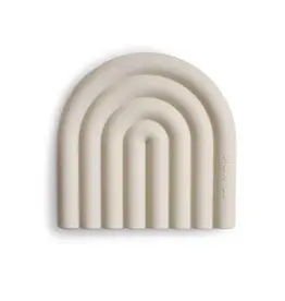 Mushie Mushie - rainbow teether - ivory