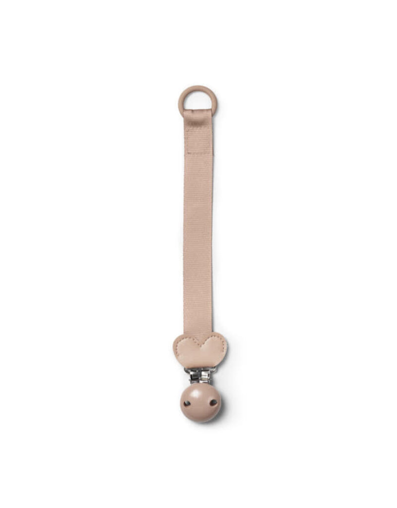 elodie details Pacifier Clip Wood - Shell Blushing Pink
