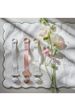 elodie details Pacifier Clip Wood - Shell Blushing Pink