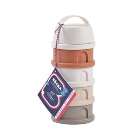 Beaba Beaba - Poedermelk doosje mineral  wit/terracotta