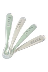 Beaba Beaba-4 siliconelepels 1ste leeftijd-groen