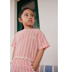 Louise Misha Blouse Kalistee - pink gelato stripes
