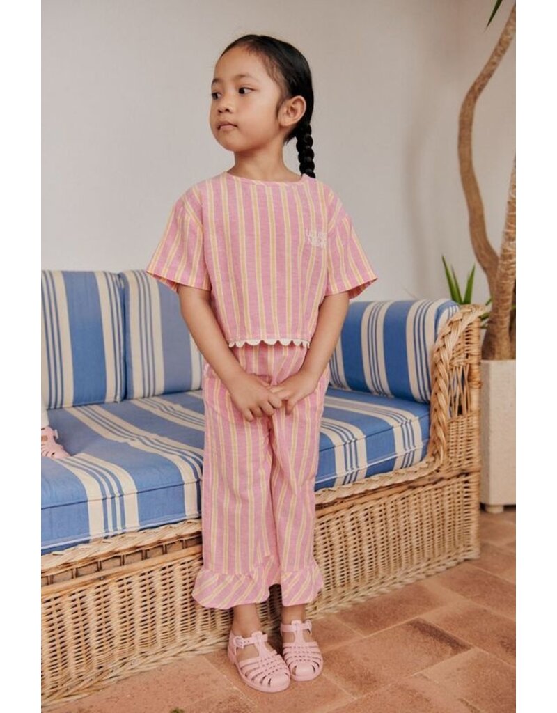 Louise Misha Broek Loukie - Pink gelato stripes