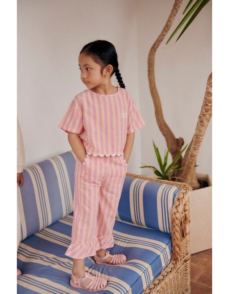 Louise Misha Broek Loukie - Pink gelato stripes