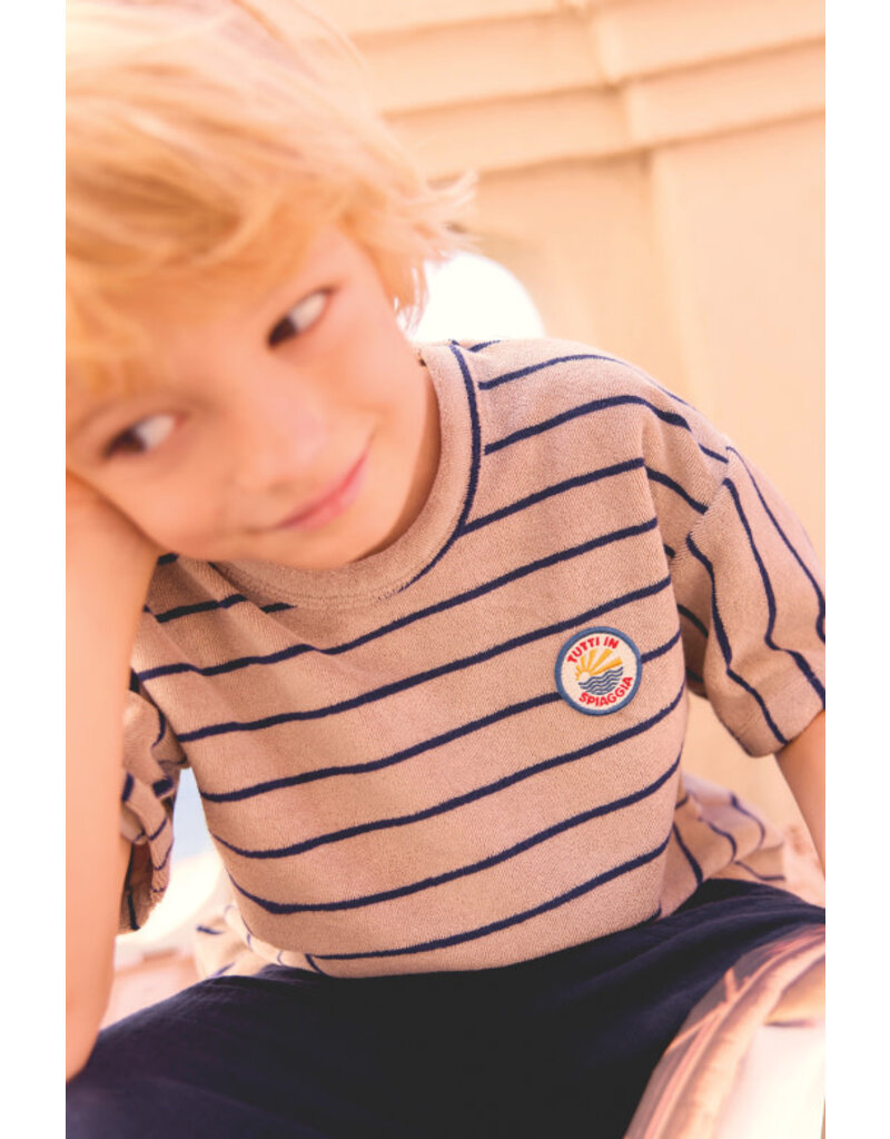Bonton Bonton - tshirt livo gestreept - spons
