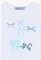Tartine & Chocolat Tartine et Chocolat - T-shirt blauwe strikjes
