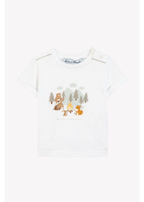 Tartine & Chocolat Tartine et Chocolat - T-shirt kampvuur