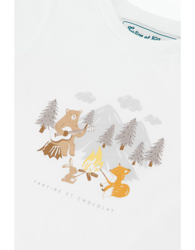 Tartine & Chocolat Tartine et Chocolat - T-shirt kampvuur