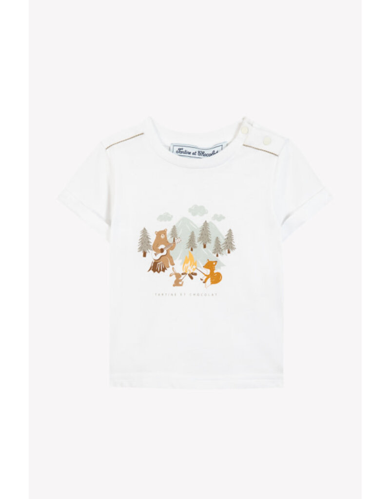 Tartine & Chocolat Tartine et Chocolat - T-shirt kampvuur