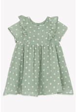 Tartine & Chocolat groen bloemrijk jurk