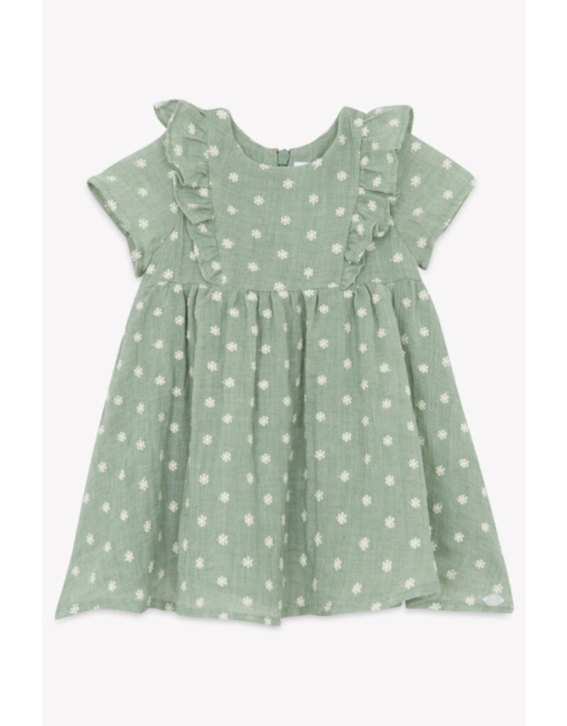 Tartine & Chocolat groen bloemrijk jurk