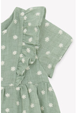 Tartine & Chocolat groen bloemrijk jurk