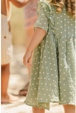 Tartine & Chocolat groen bloemrijk jurk